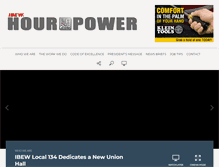 Tablet Screenshot of ibewhourpower.com